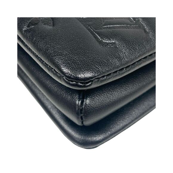 Pre Loved Louis Vuitton Pochette Chain Handbag Women Black - Picture 4 of 8